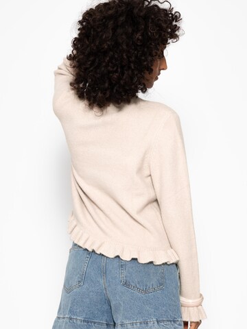 SASSYCLASSY Knit Cardigan in Beige
