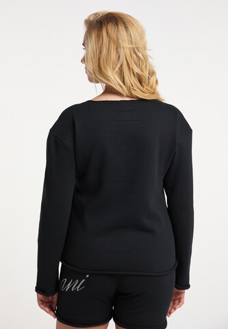 Bruno Banani Sweatshirt 'Price' in Schwarz