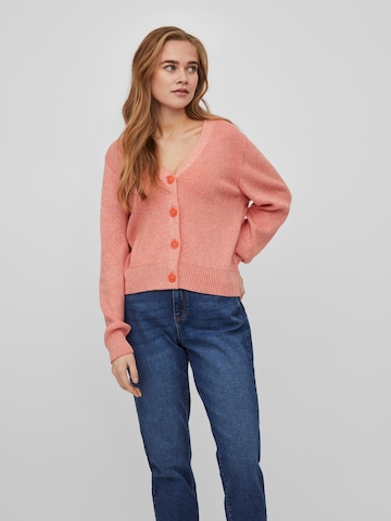 VILA Strickjacke 'Ril' in Pink