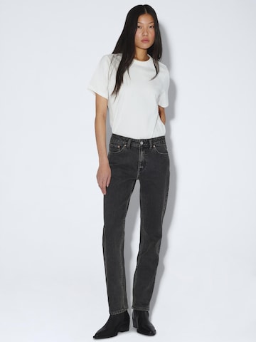 Dr. Denim Slimfit Jeans 'Straw Mid Slim' in Zwart