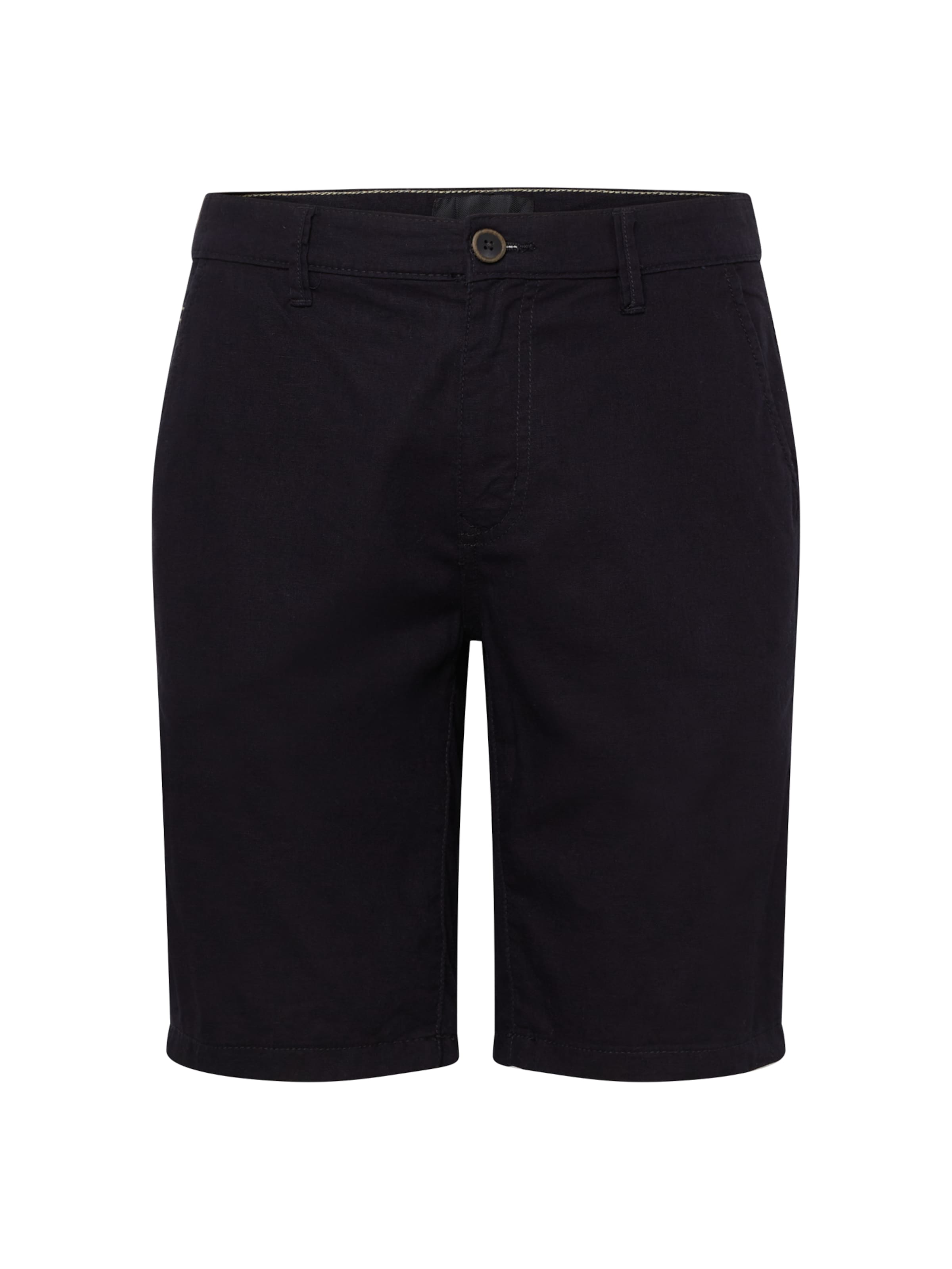 BLEND - Regular Calças chino em preto: frente