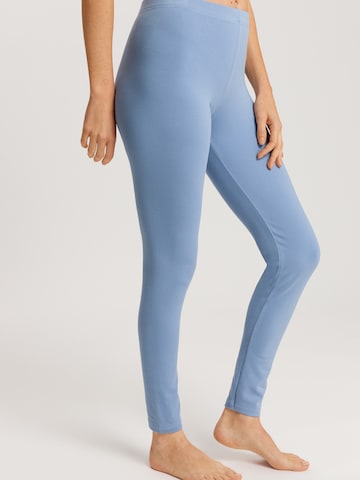 Hanro - Regular Leggings ' Sleep & Lounge ' em azul: frente