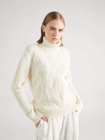 UNITED COLORS OF BENETTON Sweter w kolorze biały: przód