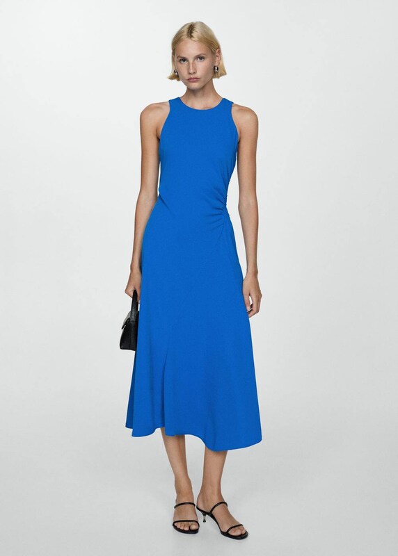 MANGO Evening Dress 'Fenix' in Blue