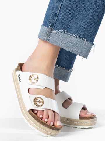 Mule 'Alizee' Bayton en blanc