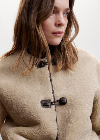 MANGO Wintermantel 'Bethoven' in Beige