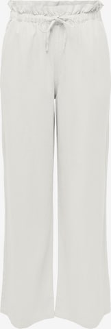 ONLY Wide leg Pants 'Caro' in White: front