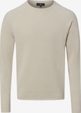 Nils Sundström Pullover in Beige: Vorderseite