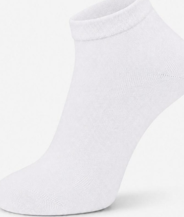 El Sueno - Calcetines 'Sneaker' en blanco: frente