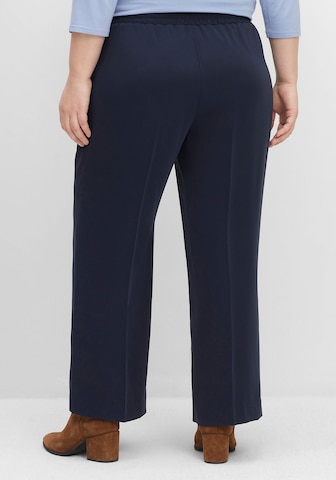 SHEEGO Loose fit Pleat-Front Pants in Blue