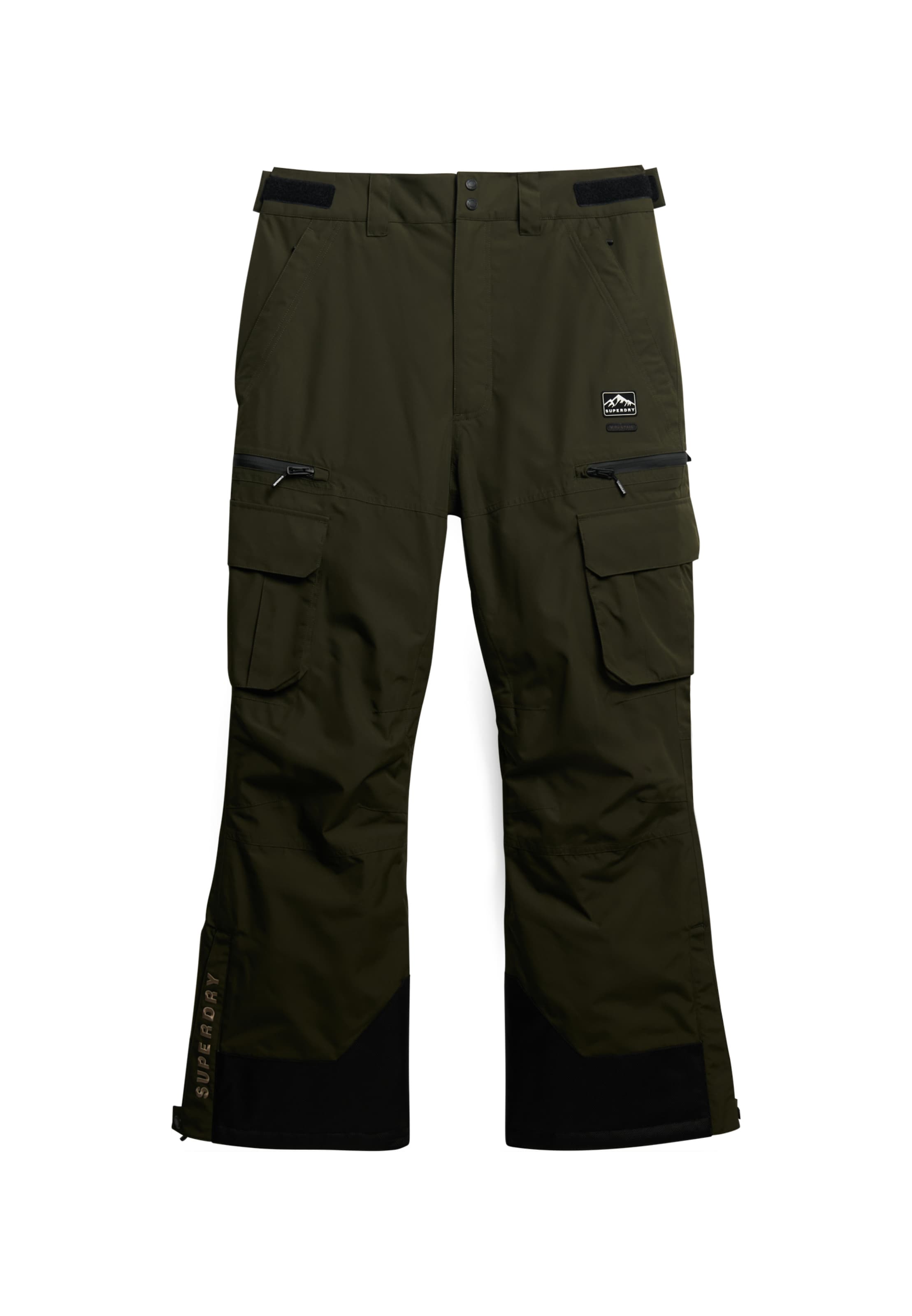 Superdry & Co Regular Athletic Pants in Green: front