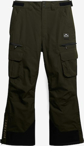 Superdry Regular Functionele broek in Groen: voorkant