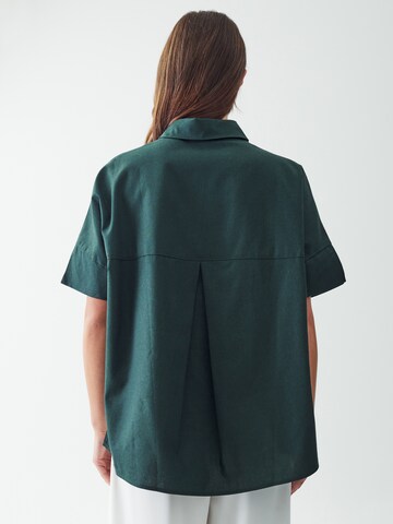 Willa Blouse 'DILLAN' in Groen: terug