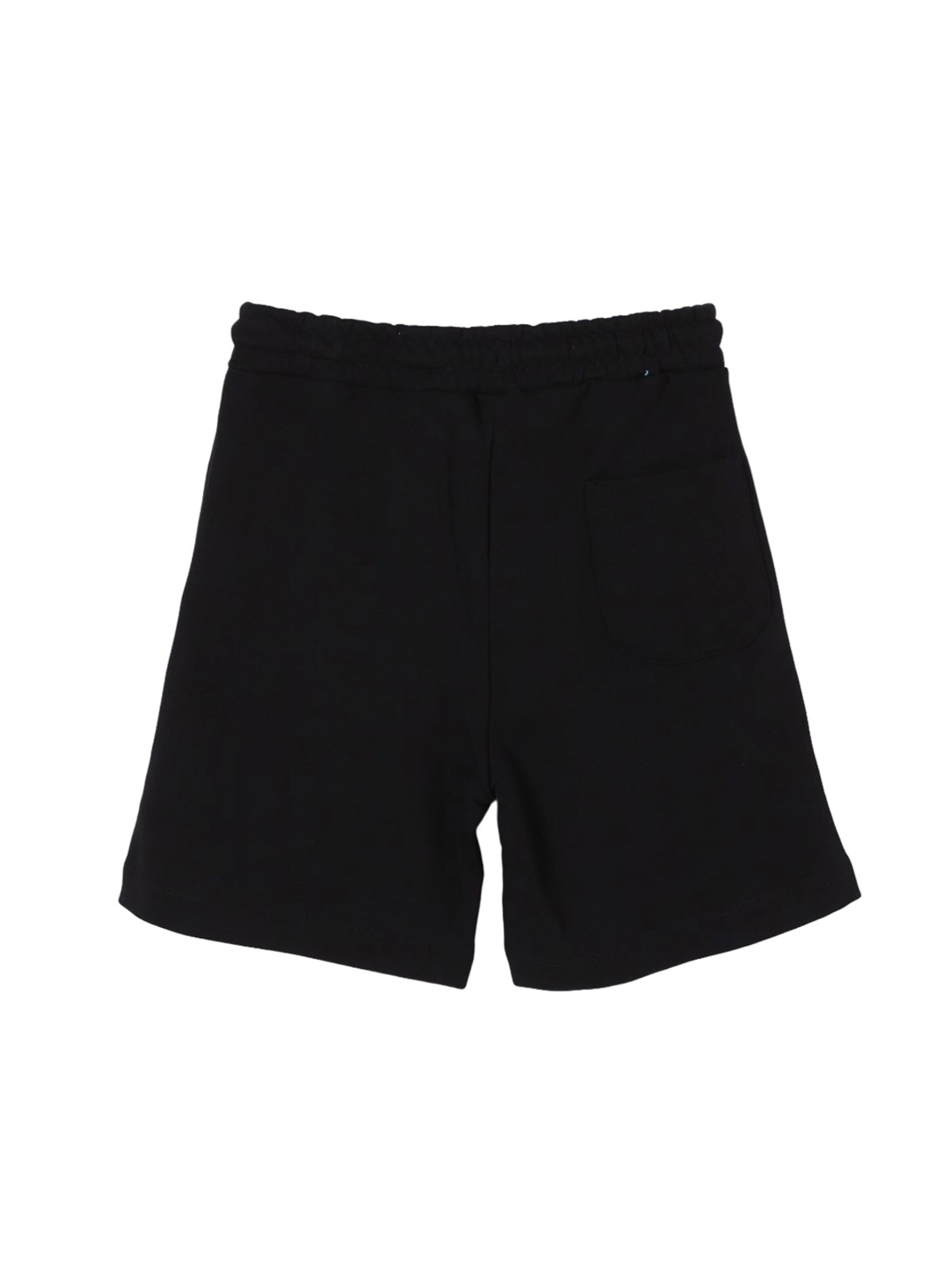 Regular Pantalon 'Bermuda felpa nero per bambino' MSGM en noir