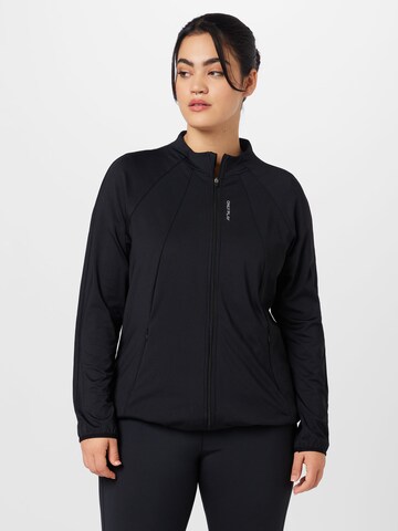 Only Play Curvy Trainingsjacke 'RUBY' in Schwarz: predná strana