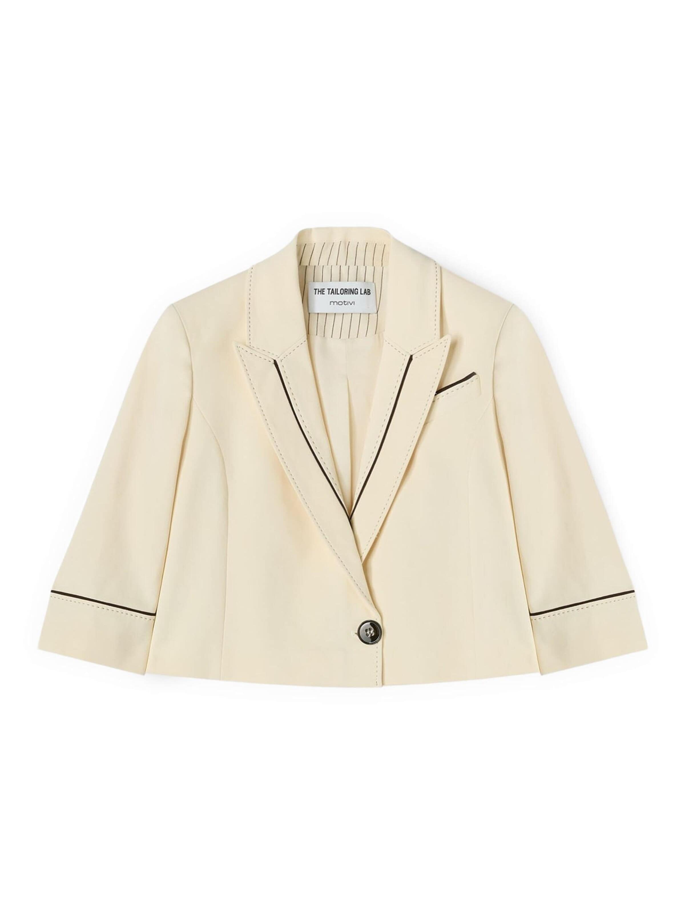 MOTIVI Blazers in Wit: voorkant