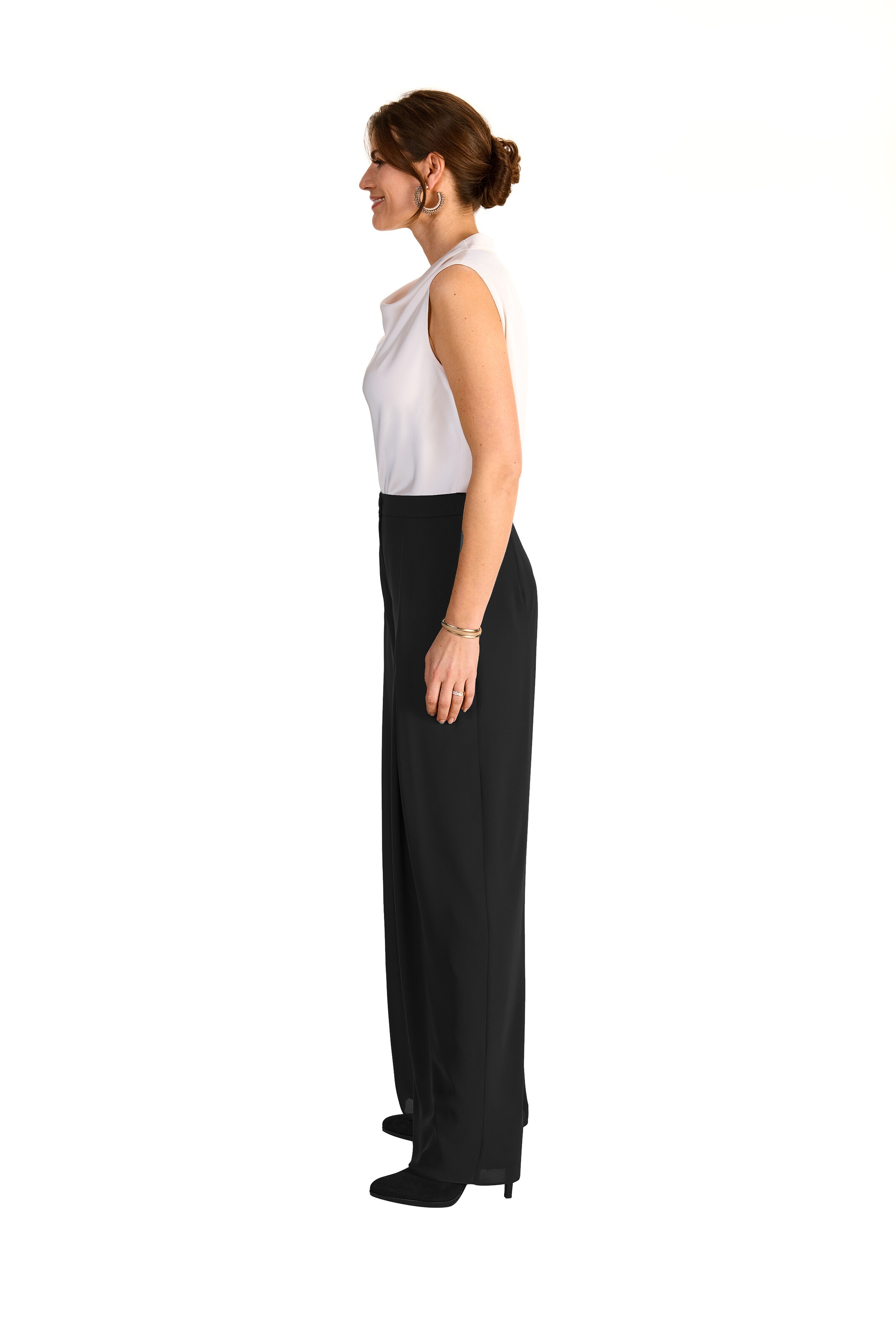 HERMANN LANGE Collection Loose fit Pants in Black