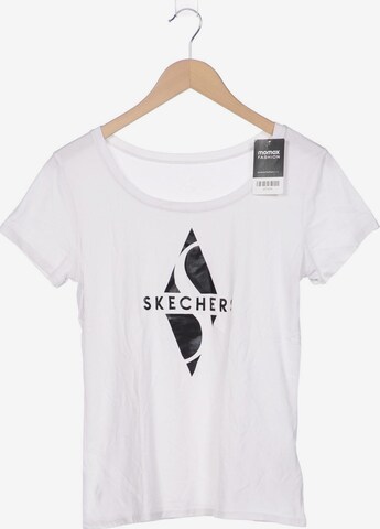SKECHERS T-Shirt M in Weiß: predná strana
