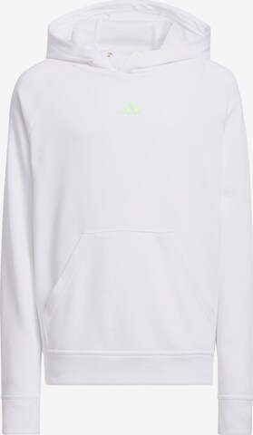 ADIDAS PERFORMANCE Sweatshirt in White: front