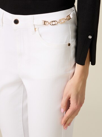 Skinny Pantaloni di oltre in bianco
