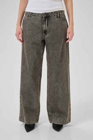 My Essential Wardrobe Wide Leg Jeans 'Tessa' in Grau: Vorderseite
