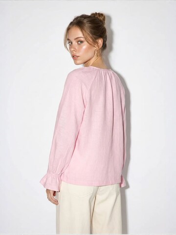 Bianco Lucci Bluse 'Blusen'‌‌‌‌‌‌‌ in Pink