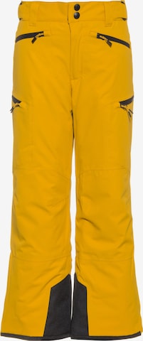 KILLTEC Flared Outdoor Pants in Yellow: front