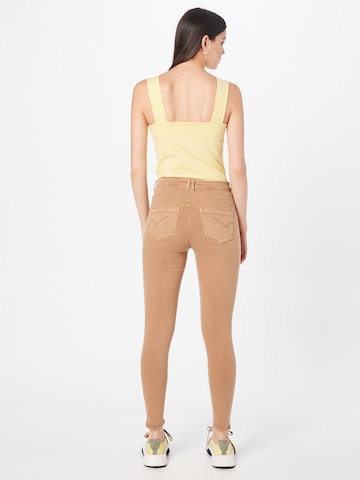 ONLY Skinny Jeans 'Paola' in Brown