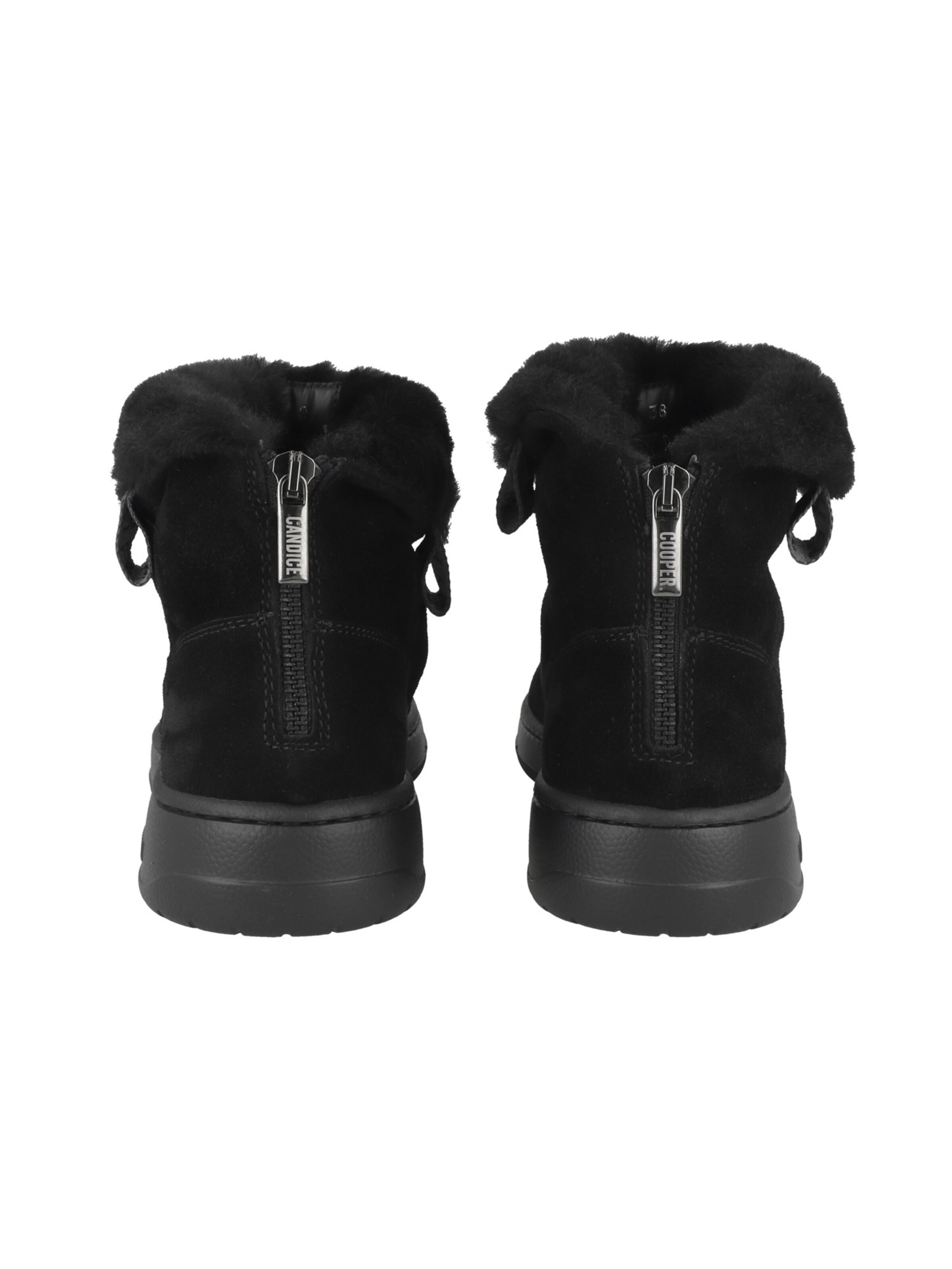Boots ' VELA ZIP ' Candice Cooper en noir