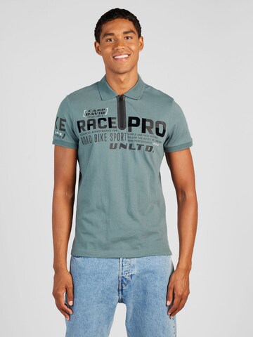 CAMP DAVID - Camiseta en verde: frente