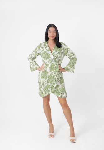 Elara Kleid in Grün: Vorderseite