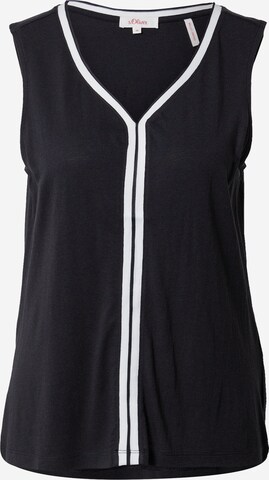 s.Oliver Top in Black: front