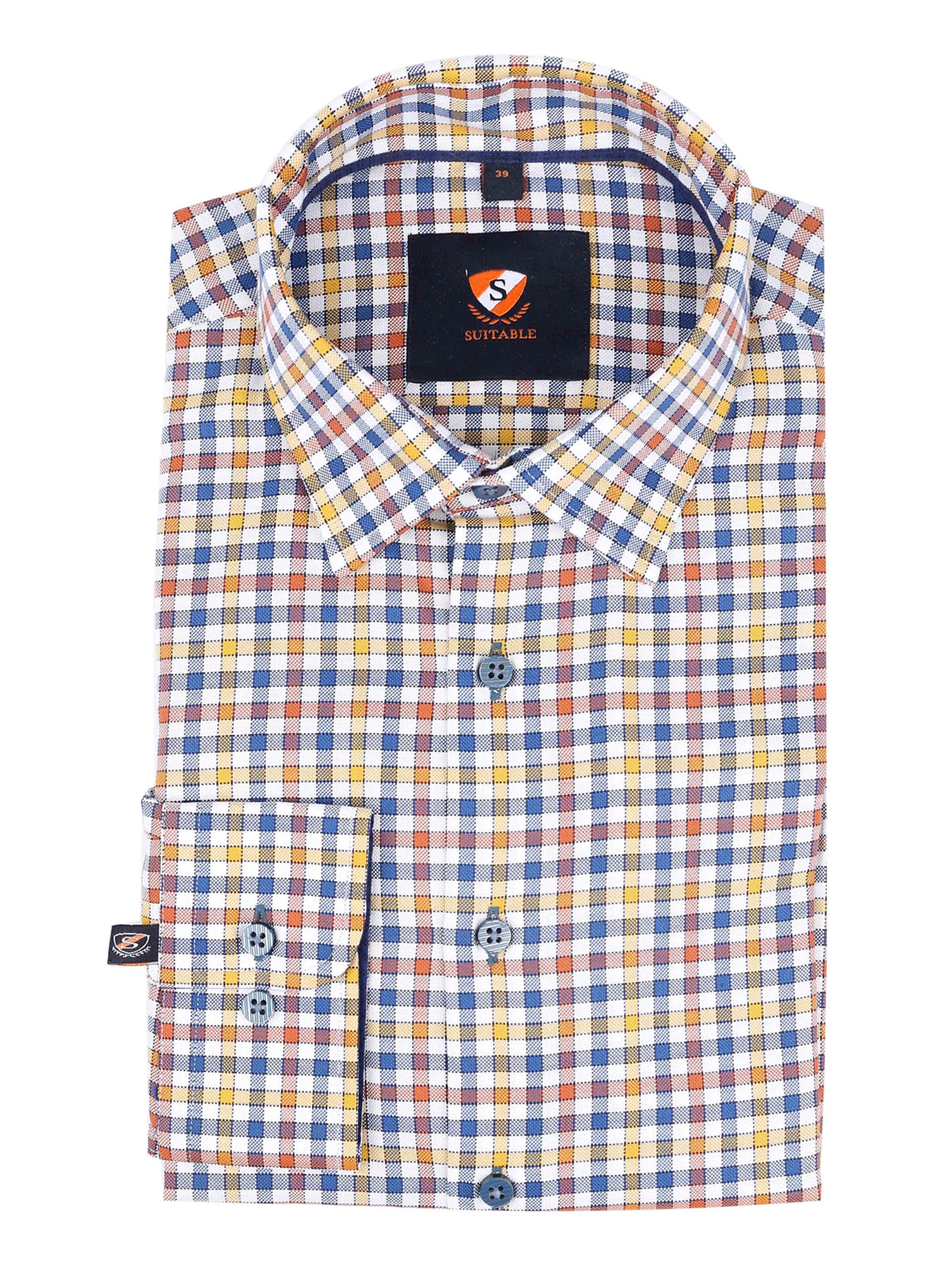 Suitable Slim fit Button Up Shirt in Mixed colors