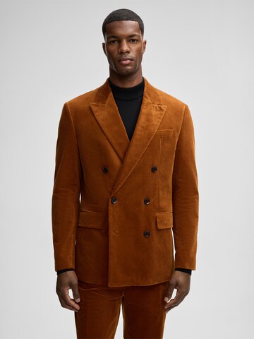 STRELLSON Slim fit Business blazer 'Ashton' in Brown: front