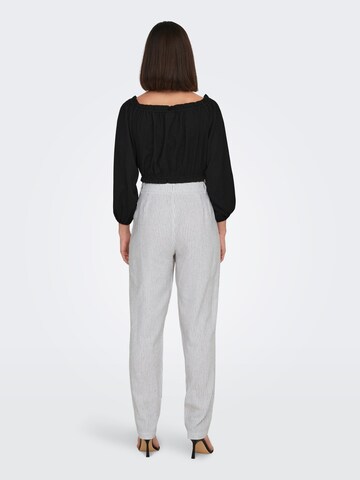ONLY Regular Pleat-front trousers 'Olga' in White