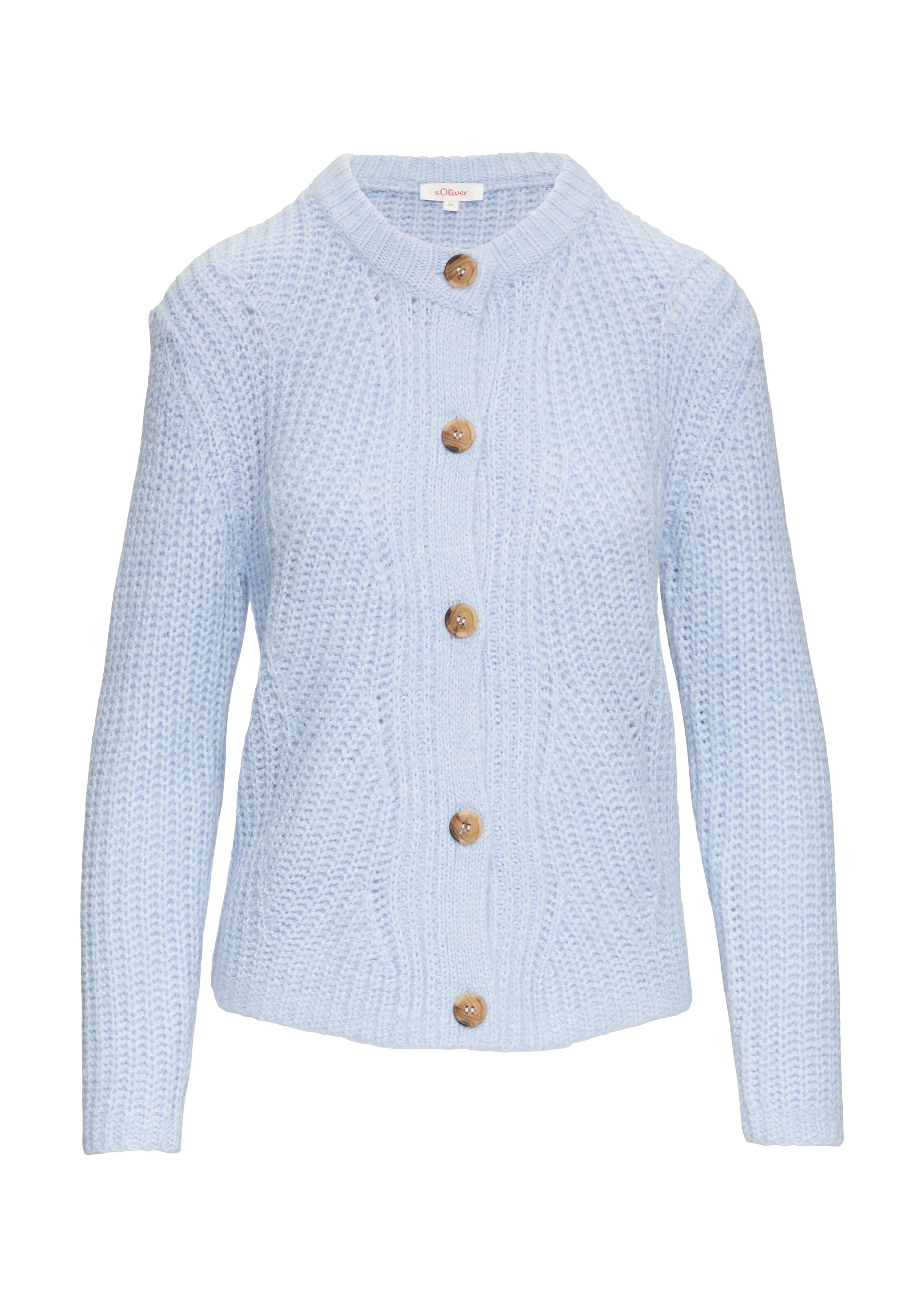 s.Oliver Strickjacke in Blau: Vorderseite