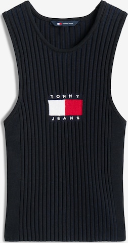 Tommy Jeans Вязаный топ в Черный: спереди