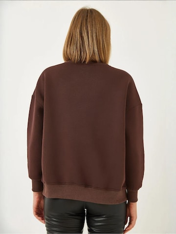 Bianco Lucci Sweatshirt in Brown
