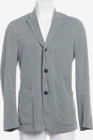 Zegna Suit Jacket in M-L in Green: front