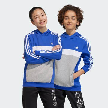 ADIDAS PERFORMANCE Sportief sweatshirt 'Tiberio' in Blauw: voorkant