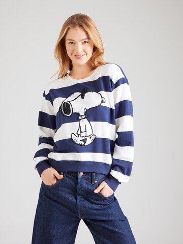 PRINCESS GOES HOLLYWOOD Sweatshirt 'SNOOPY' in Blauw: voorkant