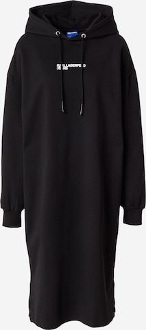KARL LAGERFELD JEANSHaljina - crna boja: prednji dio