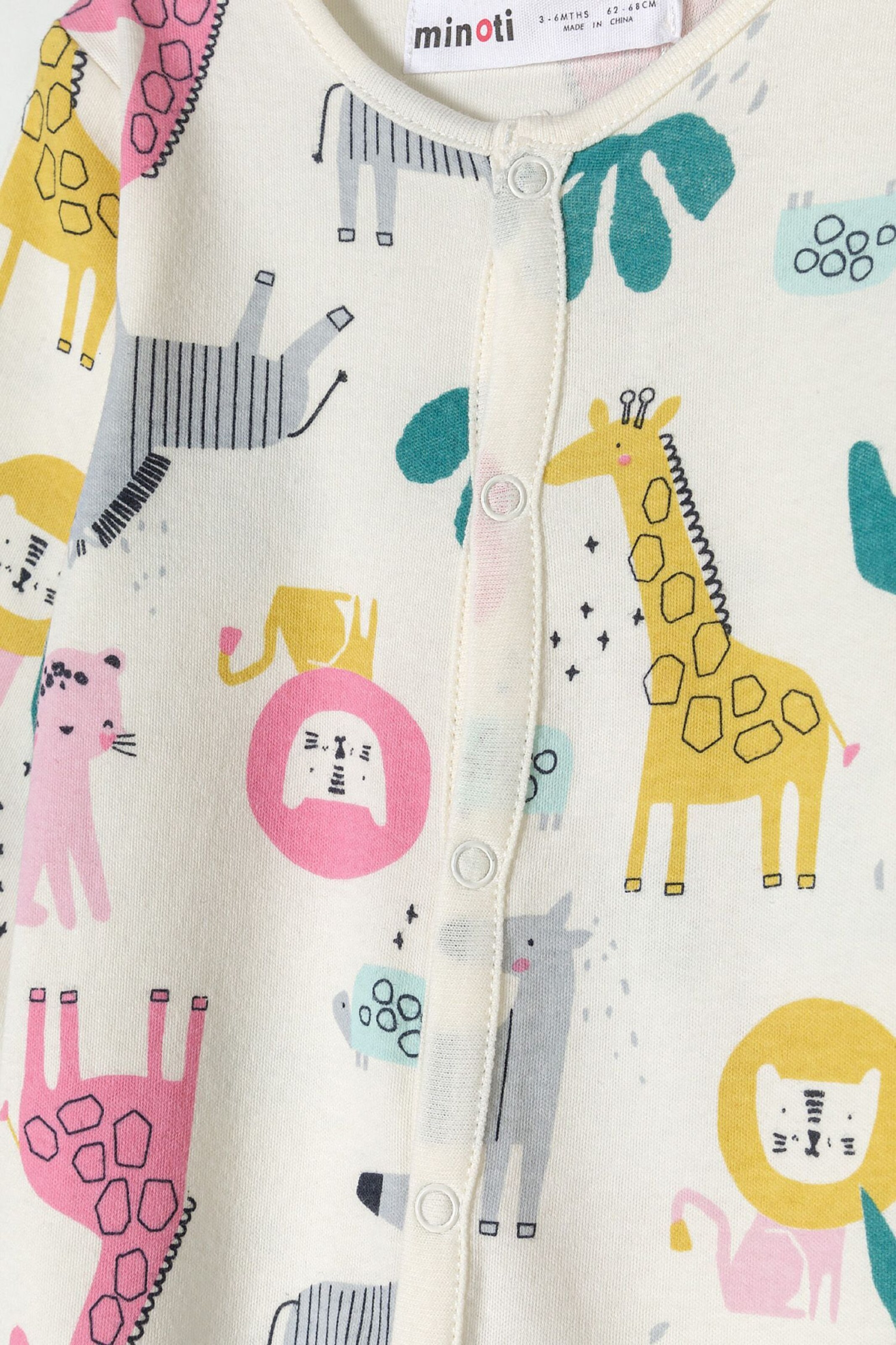 Barboteuse / body MINOTI en mélange de couleurs