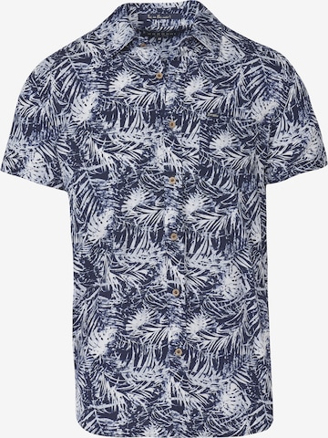 mėlyna KOROSHI Priglundantis modelis Marškiniai: priekis