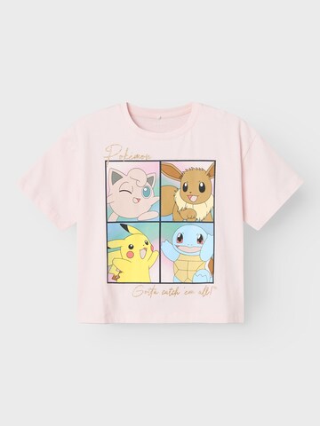 NAME IT Bluser & t-shirts 'Pokémon' i pink