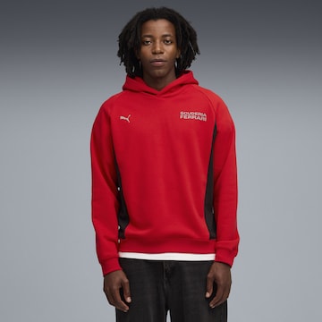Sweat-shirt 'Scuderia Ferrari' PUMA en rouge : devant