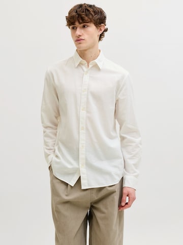 JACK & JONES Klasický střih Společenská košile 'JJEBreeze' – bílá: přední strana