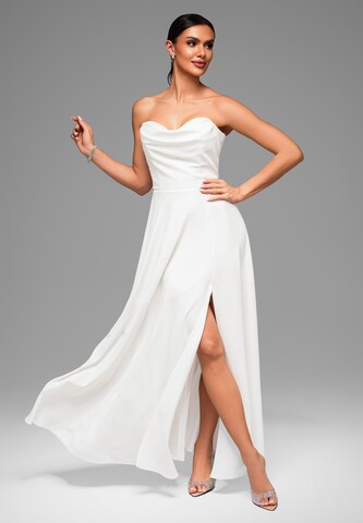 Ombre Avondjurk in Wit