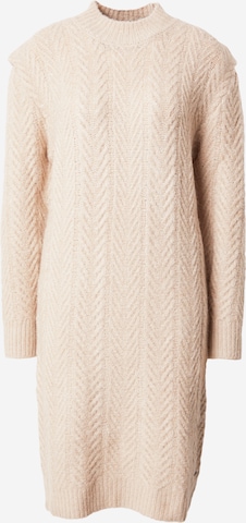 MEXX Knitted dress in Beige: front