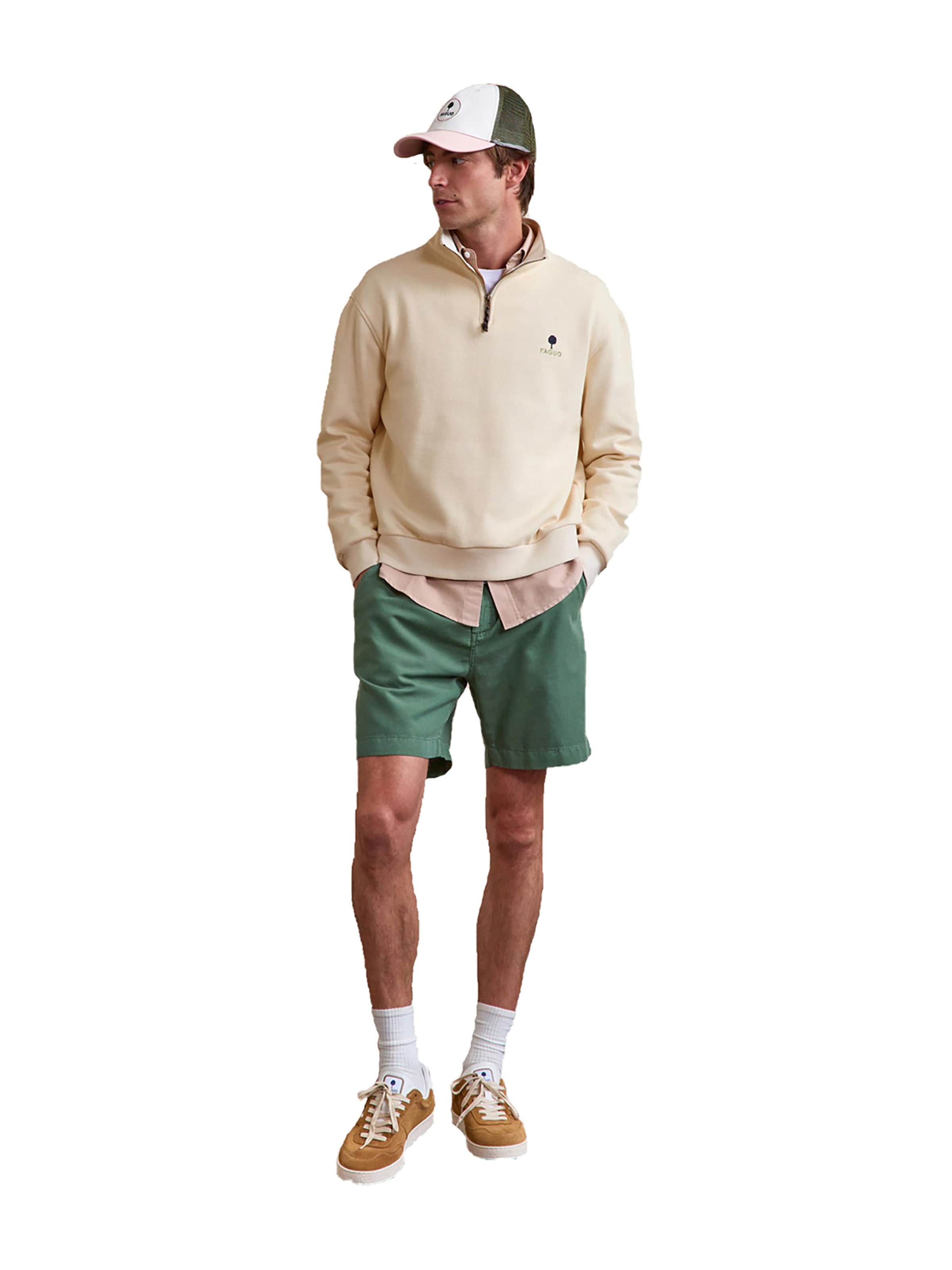 FAGUO Sweatshirt 'Amboise' in Beige